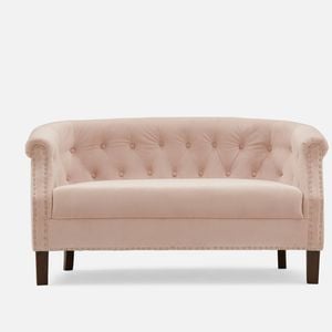 Judy Velvet Sofa -Pink
