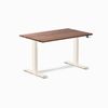 Desky Dual Hardwood Sit Stand Desk Wheat Frame 120cm