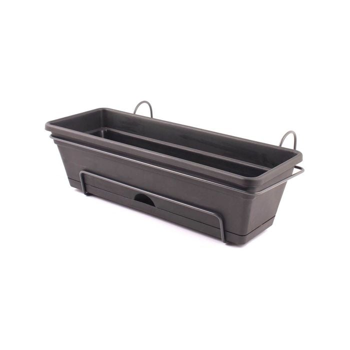 Jack Garden Up Charcoal Balcony Planter