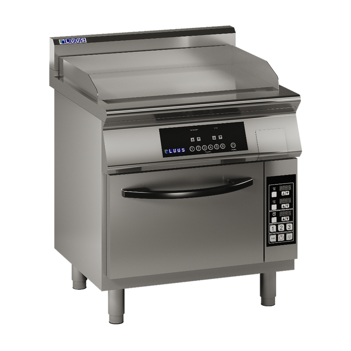 Luus ER7-8P 800mm Commercial Induction Griddle Range & Oven ER7-8P