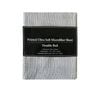 Bloomington Printed Ultra Soft 90gsm Microfiber Sheet Set Double Taupe Lines