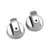 Gasmate Chrome Replacement BBQ Knobs - 2 Pack
