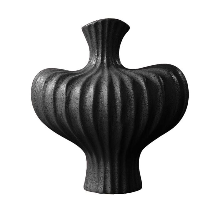 SOGA 28x30cm Large Black Vase