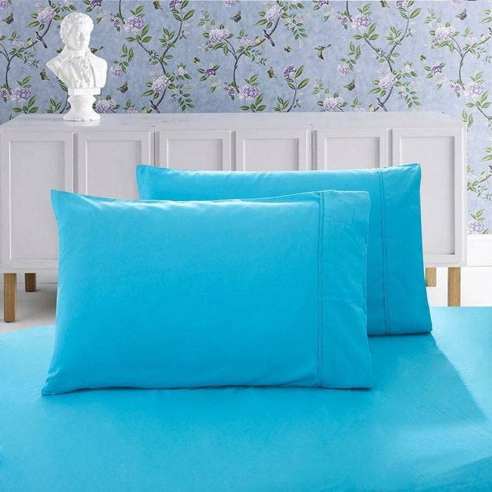 Fabric Fantastic 1000TC Premium Ultra Soft Queen size Pillowcases 2-Pack - Light Blue