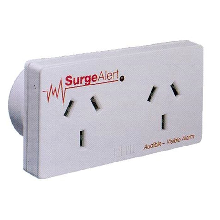 HPM Double Outlet Surge Protector With Alarm