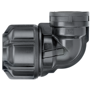 Philmac Metric 25mm x 3/4" Poly x FI BSP Pipe Elbow