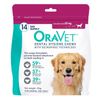 Oravet Dental Hygiene Chews for Large Dogs Over 23kg Violet 14 Pack
