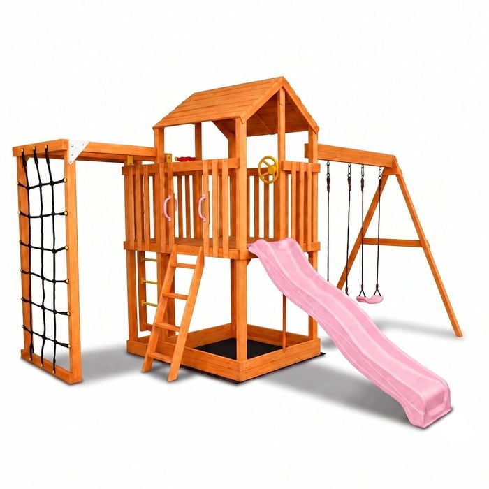 River Fort Set - Baby Pink Slide & Accessories