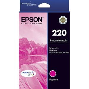 Epson GENUINE Original Epson 220 Magenta Ink Cartridge WF-2630 WF-2650 WF-2660 T293392