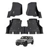 AUSGO Car Floor Mats for Jeep Wrangler JL Series 4-Door 2018-Onwards All-Weather Floor Liners