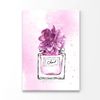 Purple Shaded Perfume with Flowers  Print 100% Australian Made 90 x 120cm  (Acrylic)