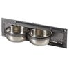 Stainless Steel Bird Cage Feeder Cup Set-2 Cups Set Bird