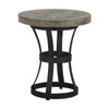 1825 Interiors Newcastle Side Table Reclaimed Pine Metal Rustic Driftwood
