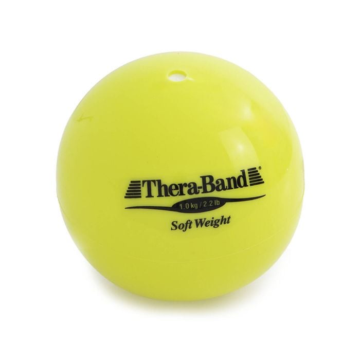 Soft Weights Hand-held Isotonic Balls For Strength & Rehab - Yellow - 1kg