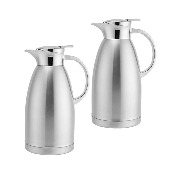 SOGA 2X 2.3L Silver Double-Wall Vacuum Thermal Flask
