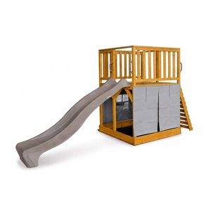 The Henry Hideout Cubby House - Pearl Bronze Slide & Accessories