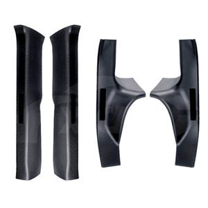 Tesla Model 3 Highland 2023-Onwards Carbon Fiber Style Front Rear Door Sill Plate Protector