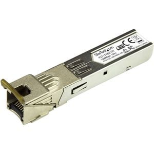 Startech.com Sfp (mini-gbic) - 1 X Rj-45 1000base-tx Lan - 1 Pack - Taa Compliant - For Data Networking