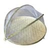 NF Living Mesh & Bamboo Cover 45x22cm Food Wood Tabletop Supplies Collapsible