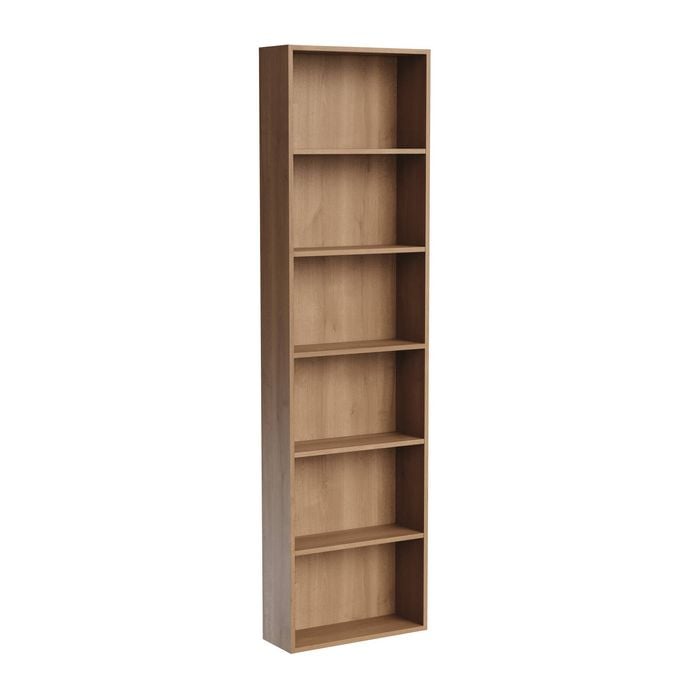 Kaboodle 600-699mm Cajun Oak Customisable Shallow T/Pantry Open Shelf
