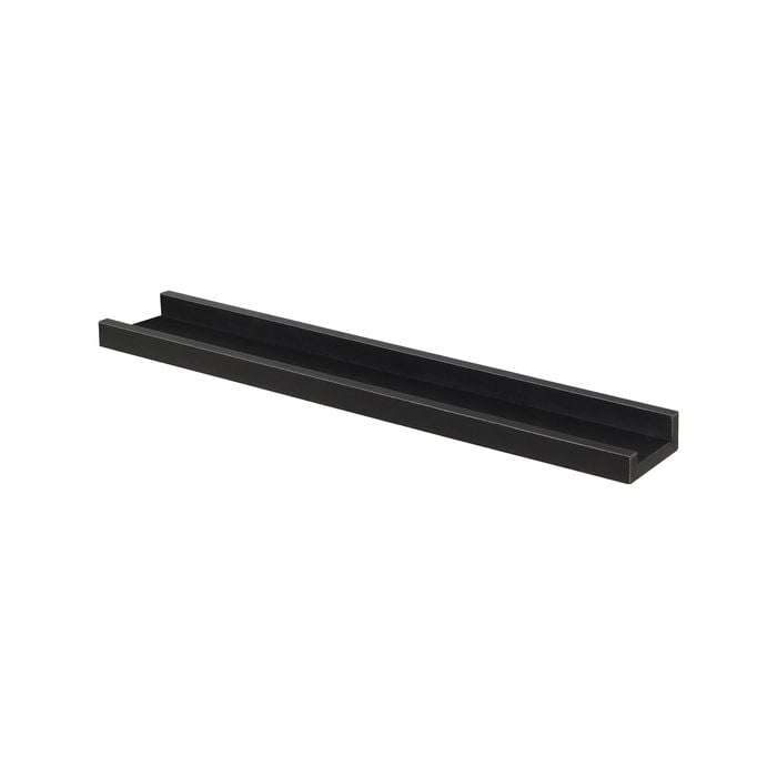 Flexi Storage 600mm Black Matte Floating Photo Shelf