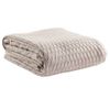 Bianca Gosford Blanket 100% Cotton Sofa/Home Bedding Stone Single/Double Bed