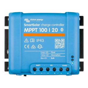 Victron 12/24/48V 20A SmartSolar MPPT 100/20 Bluetooth Solar Charge Controller