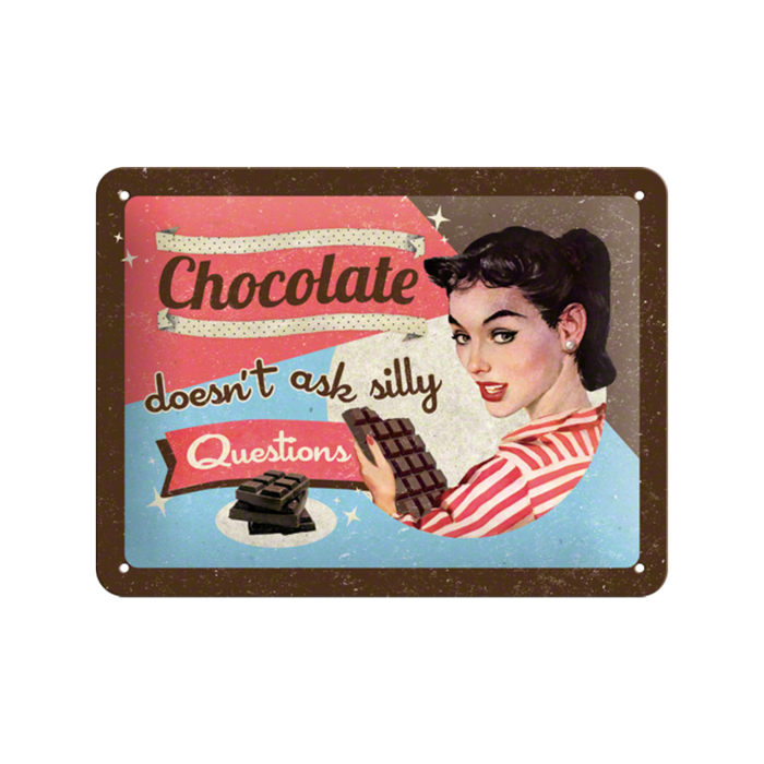Nostalgic-Art Small Sign Chocolate