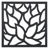 Matrix 575 x 575mm Charcoal Lotus Wall Art