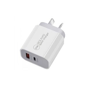 20W USB C & USB A QC3.0+PD Fast Charging Wall Charger