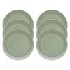 6PK Ecology Element 20cm Stoneware Side Plate Round - Dew