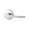Lockwood 63mm Satin Chrome Pearl Velocity Dummy Lever Half Set