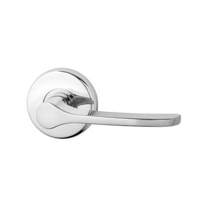 Lockwood 63mm Satin Chrome Pearl Velocity Dummy Lever Half Set