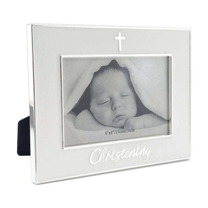 Gibson Gifts Pure White Christening 6x4 Home Decor Photo Frames