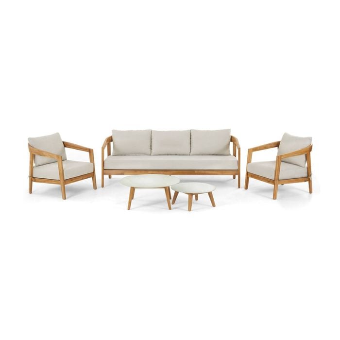 Casuarina 3+1+1 Outdoor Lounge Setting With Coffee Table Set