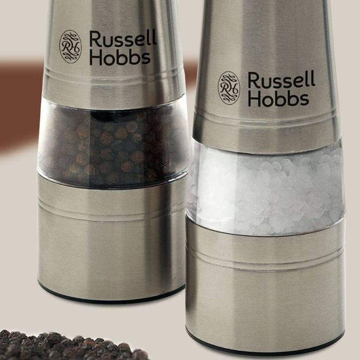 Russell Hobbs Set Of 3 Salt & Pepper Mills Rhpk4000-3 - Bunnings