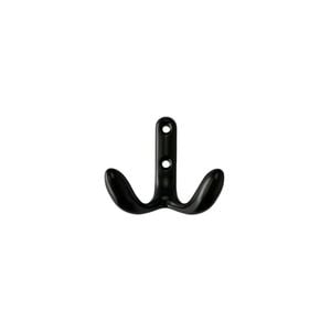 Taskmaster 55mm Matte Black Double Robe Hook