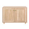 HOMFURN 2 in 1 Coffee Table with Pet House Wood
