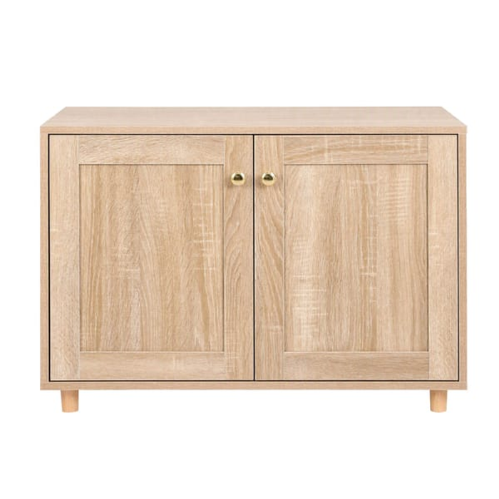 HOMFURN 2 in 1 Coffee Table with Pet House Wood