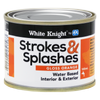 White Knight 100ml Orange Strokes And Splashes Paint