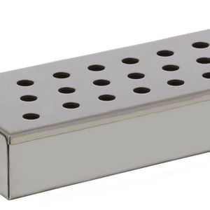 Davis & Waddell Woodchip Smoker Box Stainless Steel 24 X10 X4.5cm