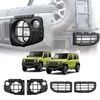 Head Tail Light Trim Guard Set for Suzuki Jimny 2018-Onwards Matt Black Front Rear Lamp Frame Cover