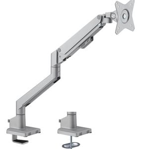 Brateck Single Gas Spring Monitor Arm 17–32" 9kg Vesa - Silver