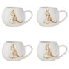 4PK Ashdene Bush Buddies Tea/Coffee Drink Cup Mini Hug 200ml Mug - Kangaroo