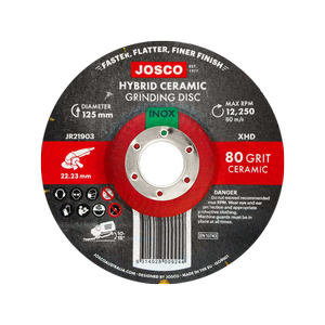 Josco 125mm 80G Hybrid Ceramic Grinding Disc