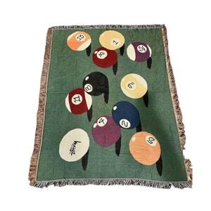 Anycozy Throw Blanket 130×160cm Billirad Pattern Sofa Cover Camping Mat