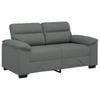 vidaXL 2-Seater Sofa Dark Grey 120 cm Fabric sofa 2-seater couch fabric sofa