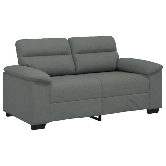 vidaXL 2-Seater Sofa Dark Grey 120 cm Fabric sofa 2-seater couch fabric sofa