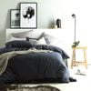 Accessorize Denim Linen Cotton Quilt Cover Set Double