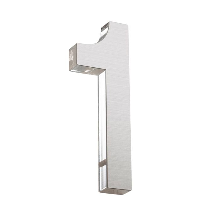 Sandleford 120mm Stainless Steel Azure House Number 1